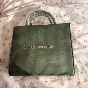 Brandon Blackwood End Systemic racism Olive Green